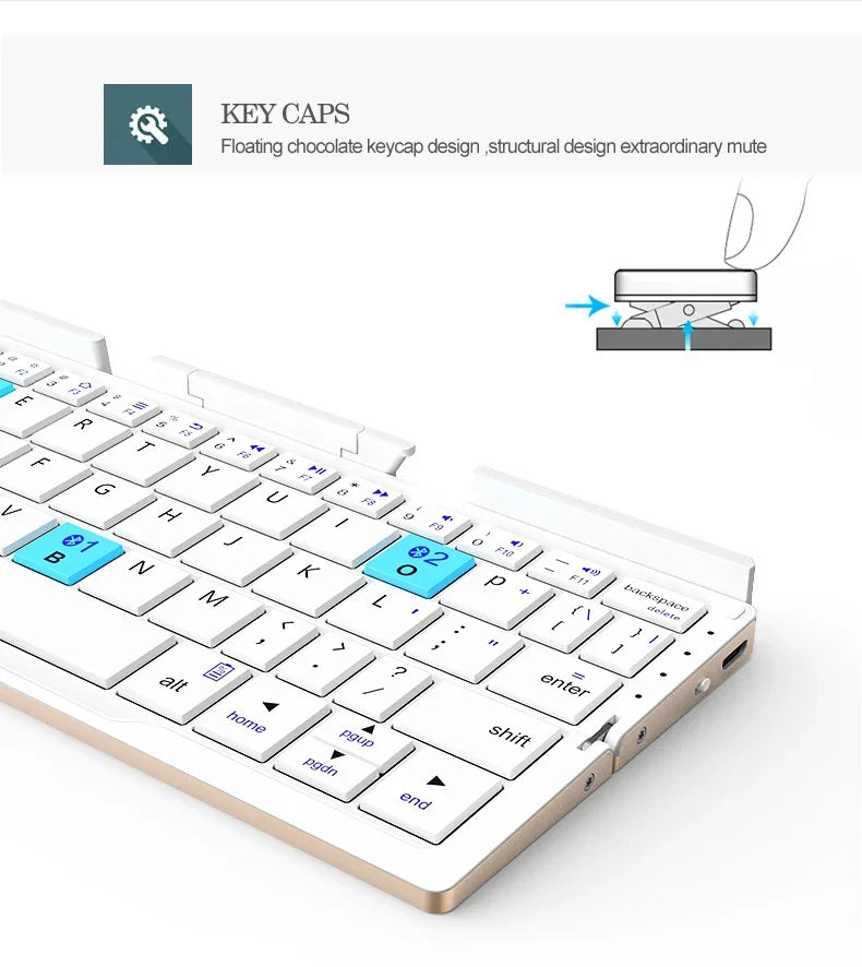 Mini Folding Bluetooth Keypad