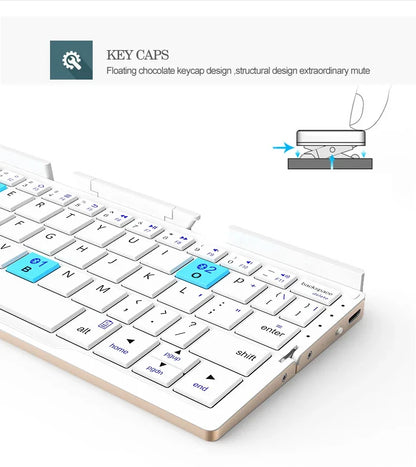 Mini Folding Bluetooth Keypad