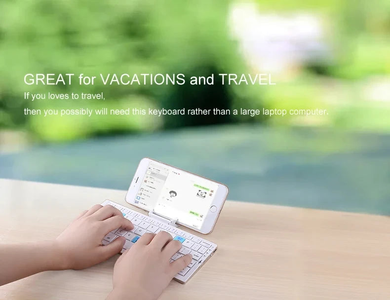 Mini Folding Bluetooth Keypad