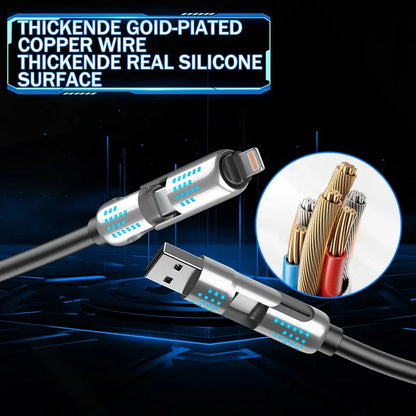 240W 4-in-1 USB-C Cable